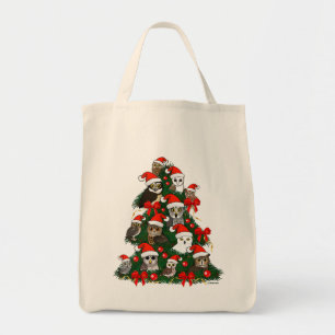 Tote Bag Arbre de Noël des Chouettes