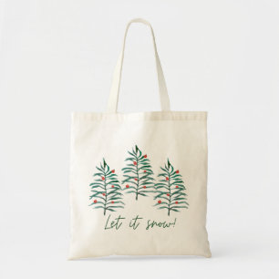 Tote Bag Arbre de Noël - Laisse neiger