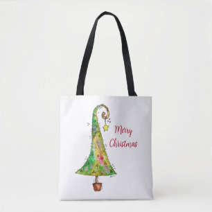 Tote Bag Arbre de Noël Whimsical
