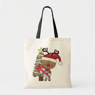 Tote Bag Arbre de vacances de renne de Rudy