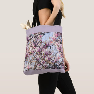 Tote Bag Arbre en fleurs de Magnolia