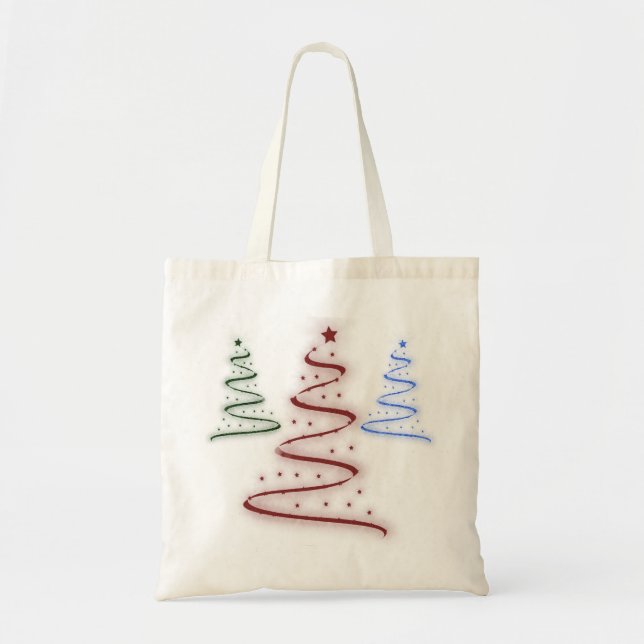 Tote Bag Arbres colorés - (Devant)