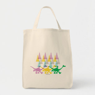 Tote Bag Arbres verts jaunes pourpres de Spot et Arlo