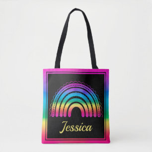 Tote Bag Arc-en-ciel Bohème Coloré