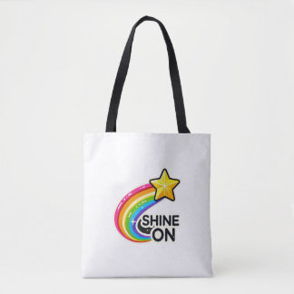 Tote Bag Arc en ciel coloré avec étoile