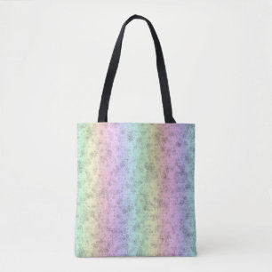Tote Bag Arc en ciel dans la peau d'éléphant cuir Optik