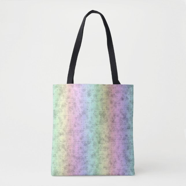 Tote Bag Arc en ciel dans la peau d'éléphant cuir Optik (Devant)