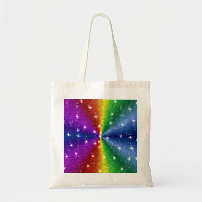 Tote Bag arc-en-ciel en peau d'éléphant leatheroptik & rain (Devant)