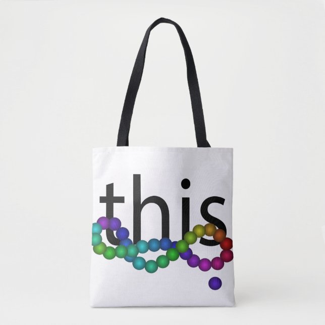 Tote Bag Arc-en-ciel Fourre-tout d'égalité de diversité de (Devant)