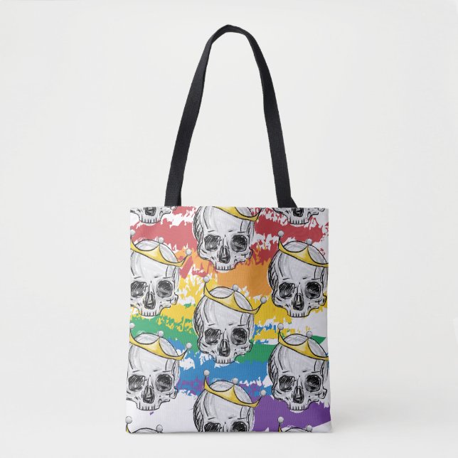 Tote Bag Arc en ciel MeurtreBarony (Devant)