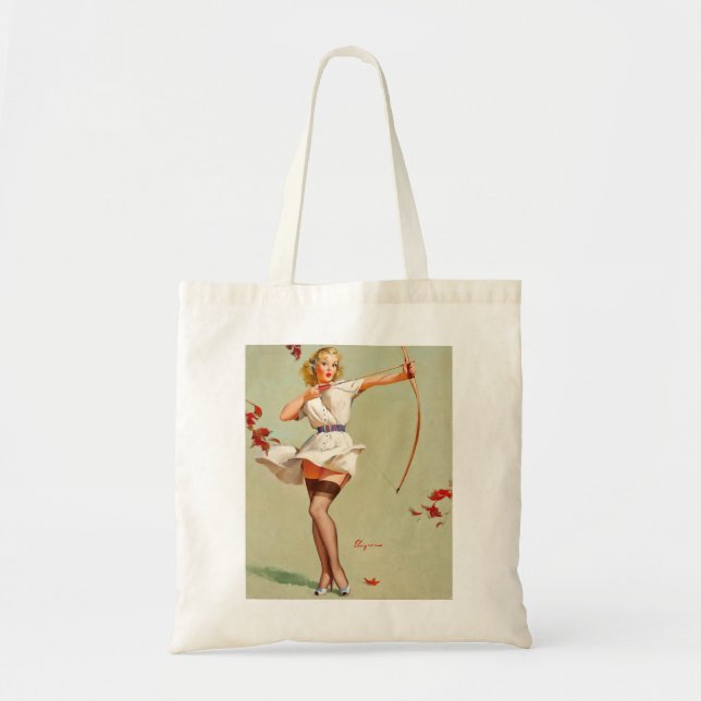 Tote Bag Archery Pin-up (Devant)
