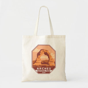 Tote Bag Arches Parc National Utah Delicate Arch Art Retro