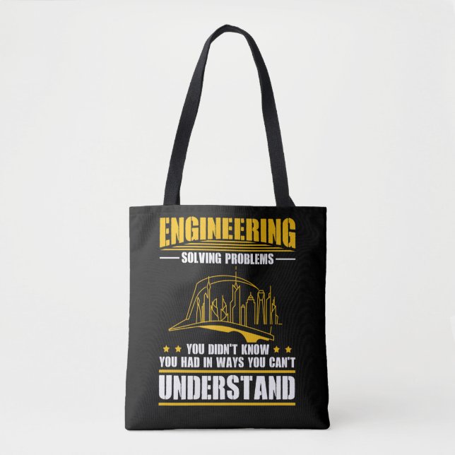 Tote Bag Architecte du génie civil (Devant)