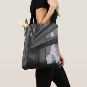 Tote Bag Architecture de gratte-ciel de construction en aci