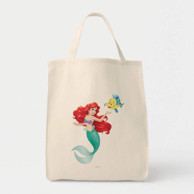Tote Bag Ariel et Flounder (Devant)