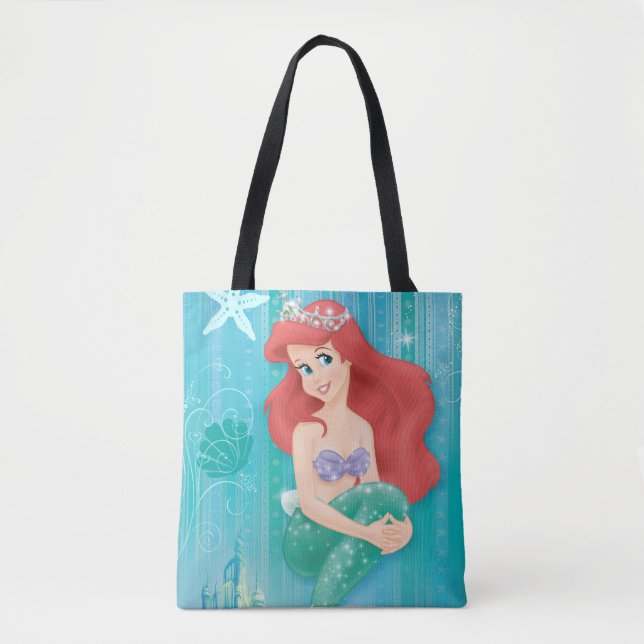 Tote Bag Ariel et le château (Devant)