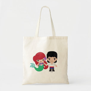 Tote Bag Ariel et le prince Eric Emoji