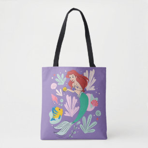 Tote Bag Ariel & Flounder’s Undersea Shell-abration !