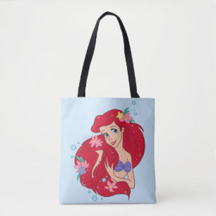Tote Bag Ariel Ocean Beauty Bloom