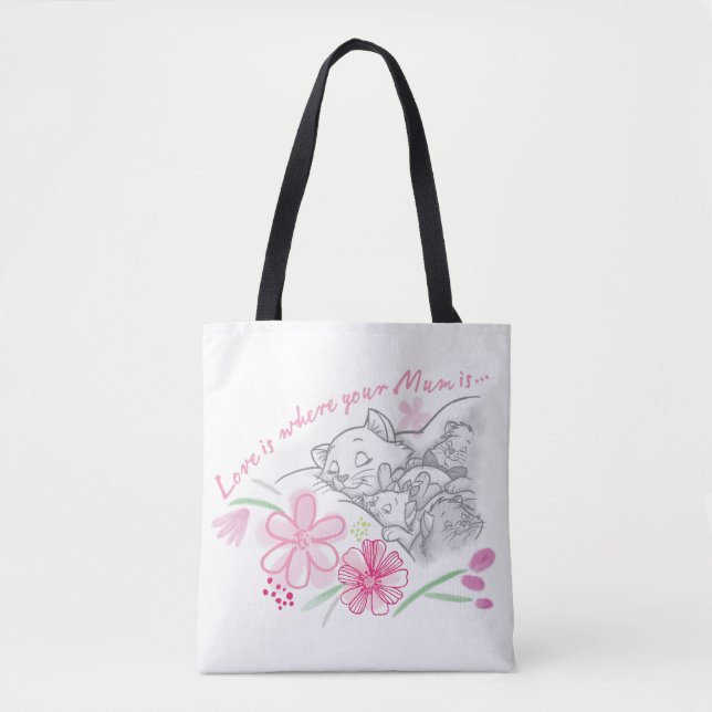 Tote Bag Aristocats| L'Amour, c'est là que ta mère est (Devant)