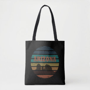 Tote Bag Arizona Sedona paysage vintage az coucher de solei