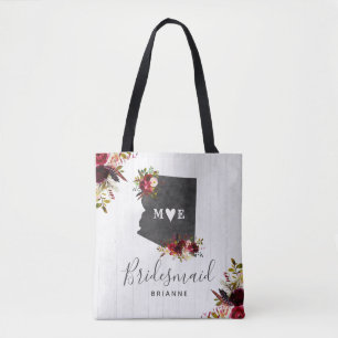Tote Bag Arizona State Destination Russe Mariage Monogramme