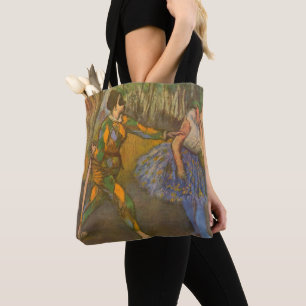 Tote Bag Arlequin et Columbine par Edgar Degas Art Vintage