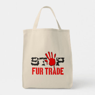 Tote Bag Arrêter le commerce de la fourrure