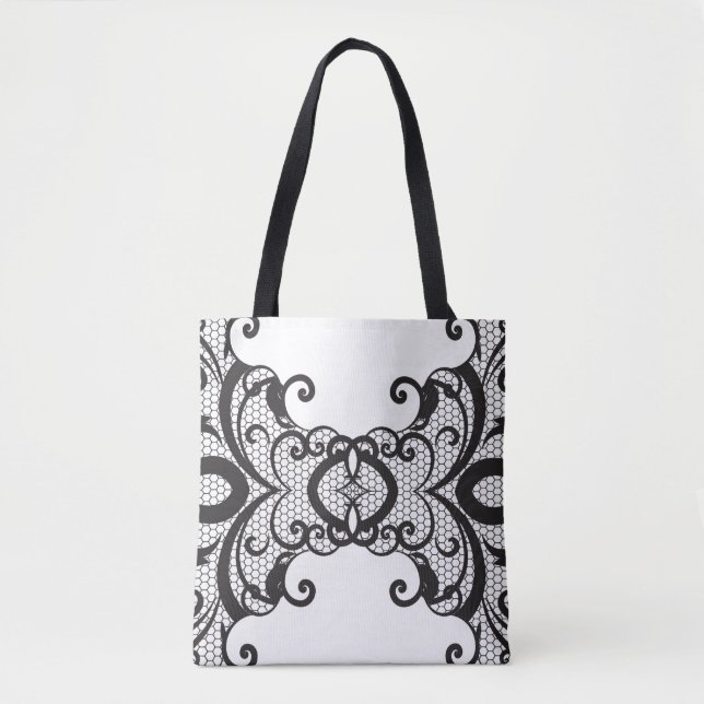 Tote Bag Arrière - plan 2 de dentelle (Devant)