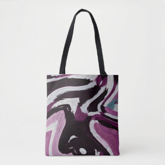 Tote Bag Arrière - plan abstrait graphique de trait de bros