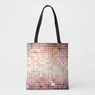 Tote Bag arrière - plan abstrait. mosaïque d'or. illustrati