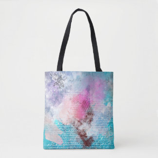 Tote Bag Arrière - plan art aquarelle abstraite