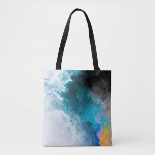 Tote Bag Arrière - plan de papier aquarelle. Illu peint Abs