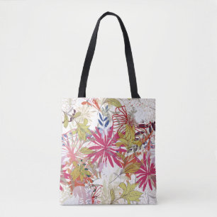 Tote Bag Arrière - plan floral 6