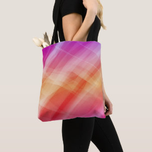Tote Bag arrière - plan géométrique rose Abstrait