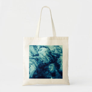 Tote Bag arrière - plan motif de fumée Abstrait bleu
