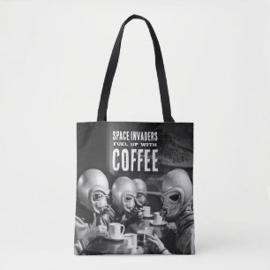 Tote Bag Arrosez avec la photo Vintage des envahisseurs d'e