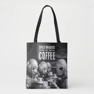 Tote Bag Arrosez avec la photo Vintage des envahisseurs d'e