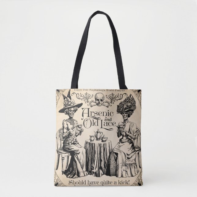Tote Bag Arsenic et Ancienne dentelle (Devant)