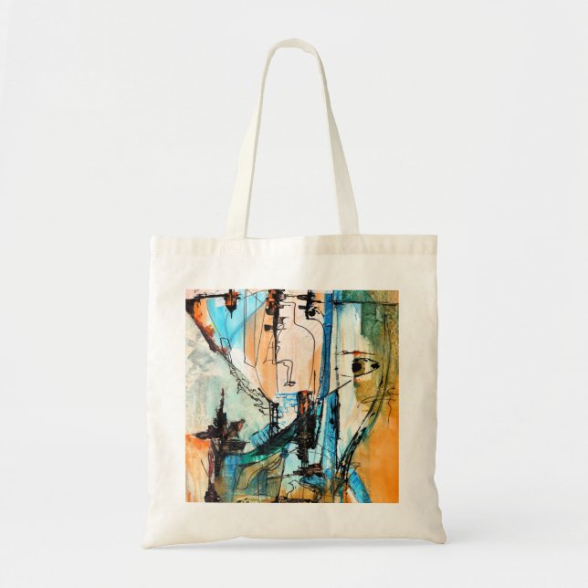 Tote Bag Art Abstrait (Devant)