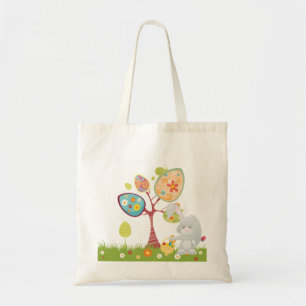Tote Bag Art abstrait heureux de Pâques