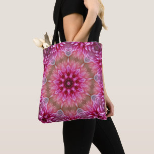 Tote Bag Art Abstrait rose moderne