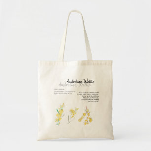 Tote Bag Art botanique d'acacia