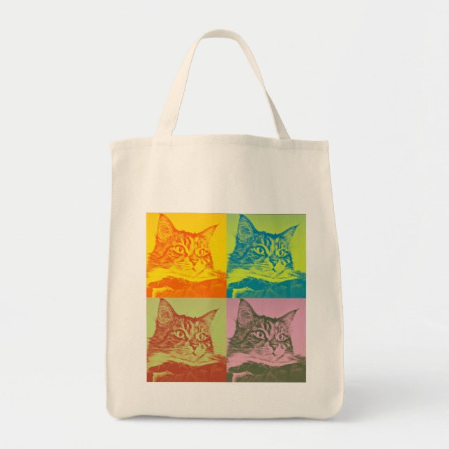 Tote Bag Art de bruit de Kitty Fourre-tout de achat (Devant)