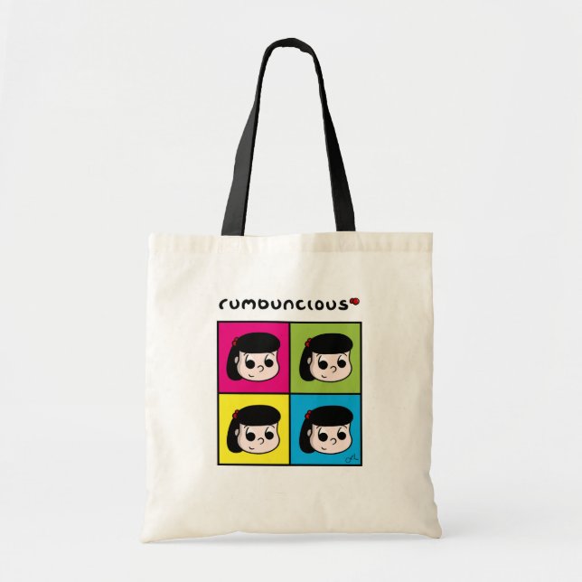Tote Bag art de bruit de Rumi de rumbuncious™ (Devant)