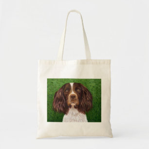 Tote Bag Art de chien d'épagneul de springer anglais -