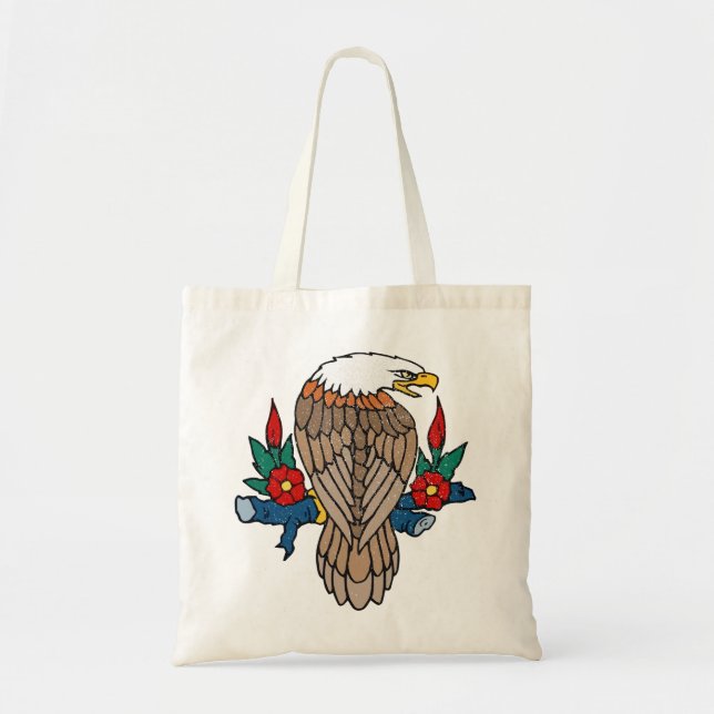 Tote Bag Art de l'aigle (Devant)