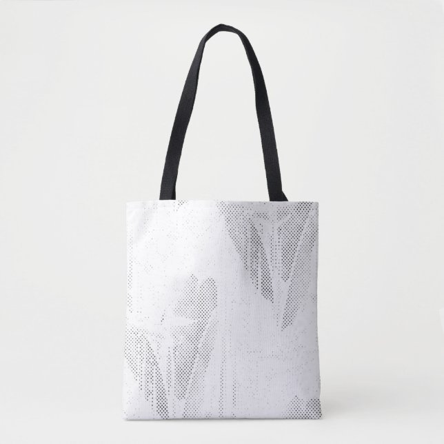 Tote Bag Art de ligne, Coquillage, Harpe (Devant)
