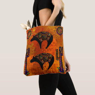 Tote Bag Art de l'ours du Sud-Ouest