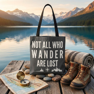 Tote Bag Art de montagne pour les randonneurs perdus